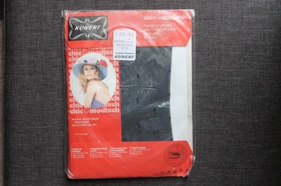 Vintage KUNERT Chic & Modisch Strumpfhose  Gr. 40-42 Marine Tupfen B-Sorte Neu