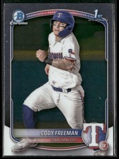 Cody Freeman #BCP-112 2025 Bowman Chrome Prospects Texas Rangers NM