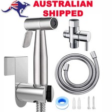 Premium Stainless Steel Bidet Sprayer Set Handheld Toilet Shower 1.5m Hose Jet