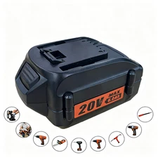 20V 6.0Ah Battery Compatible with Milwaukee 40V Tools, Compact Size & Efficient