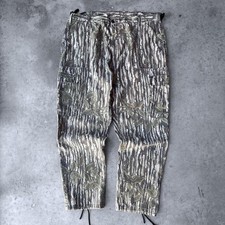 Vintage 90s Camouflage Oak Camo Cargo Pants Realtree Mossy Oak XL Reg Adjustable