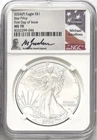 2024(P) SILVER EAGLE PHILADELPHIA STAR PRIVY FIRST DAY ISSUE NGC MS70 GAUDIOSO
