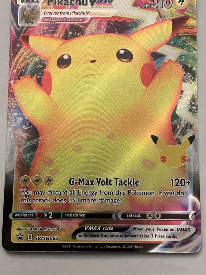 Pikachu VMAX SWSH062 SWSH: Sword & Shield Promo Cards Holo - Image 3 of 4