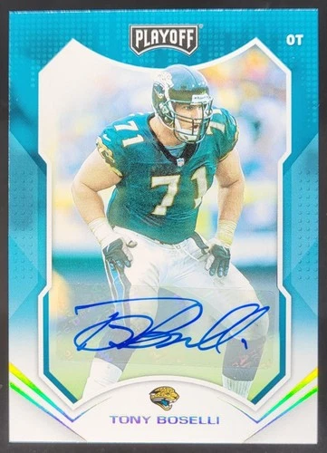 2021 Panini Playoff Tony Boselli Auto #68 Jacksonville Jaguars SO