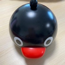 Pingu Vhtf Character Storage Container With Lid Black Rare Penguin Model Limited