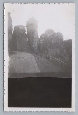 Horn-Bad Meinberg Externsteine - Straße zu den Felsen - Altes Foto
