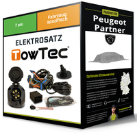 Elektrosatz 7-Pol Spezifisch für Peugeot Partner 06.2018-Jetzt NEU