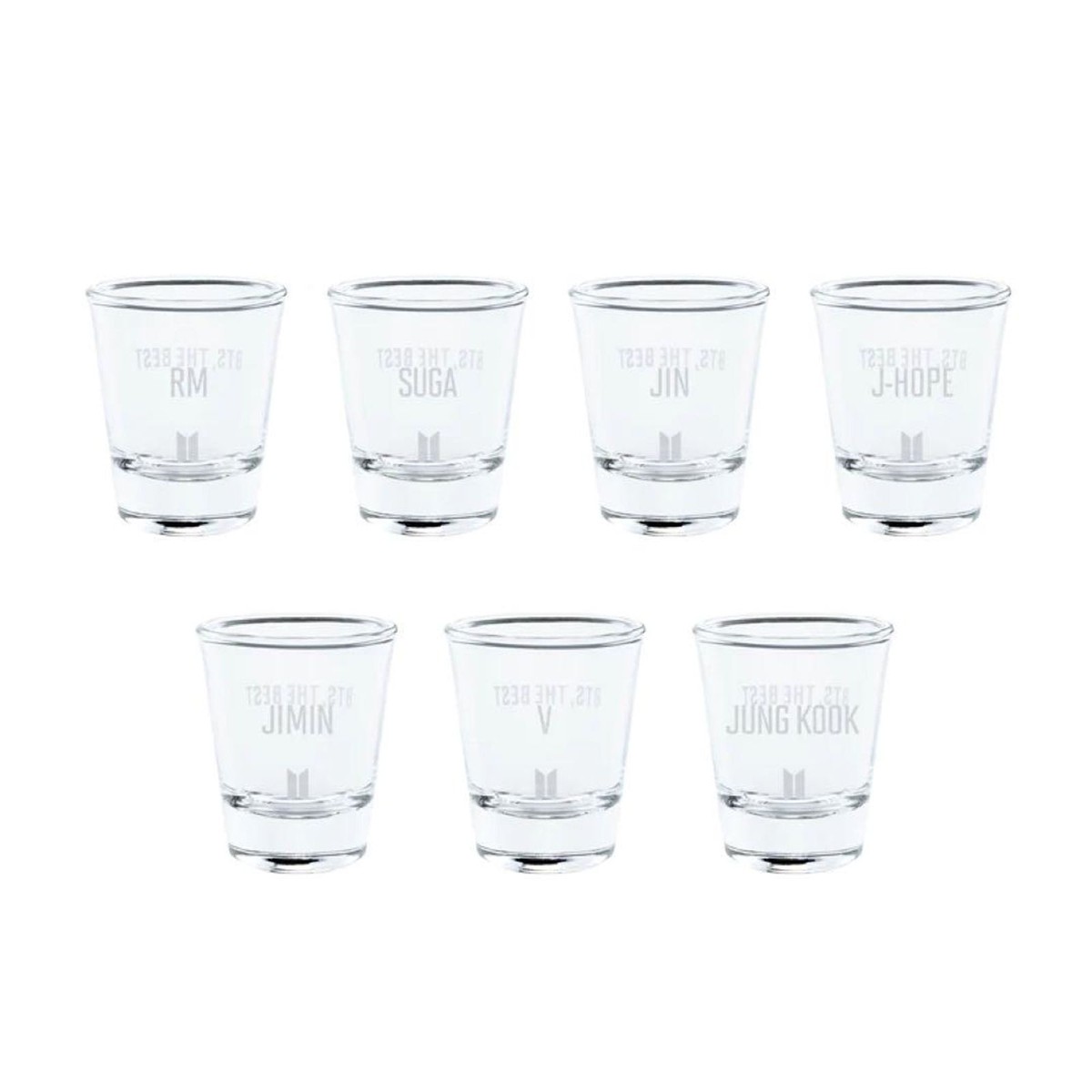 防弾少年団(BTS) - BTS JAPAN EXHIBITION  展示会　グラスセット BTS JAPAN EXHIBITION -THE BEST- 7 Glasses Complete Set In