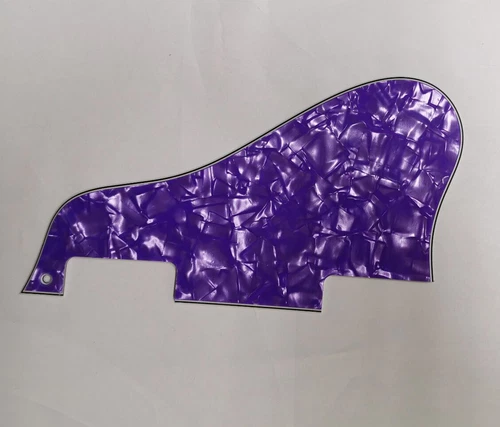 Parts For US Gibson Jazz Archtop ES 335 Short Guitar Pickguard,4Ply Purple Pearl