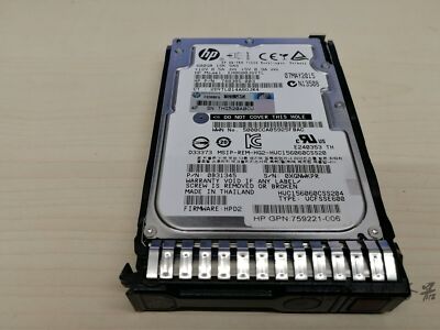 759212-B21 for HPE 759548-001 600GB 15K SAS 12G SFF 2.5'' SC HDD Hard Disk Drive