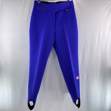 Vintage Obermeyer Sport Stirrup Wool Blend Ski Pants Size 16R