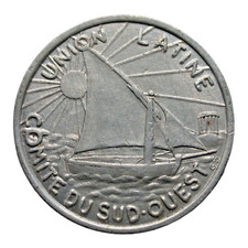 France 1922 10 Centimes Union Latine