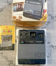Vintage Kodak Champ Kodamatic Instant Camera w/ Original Box Manual