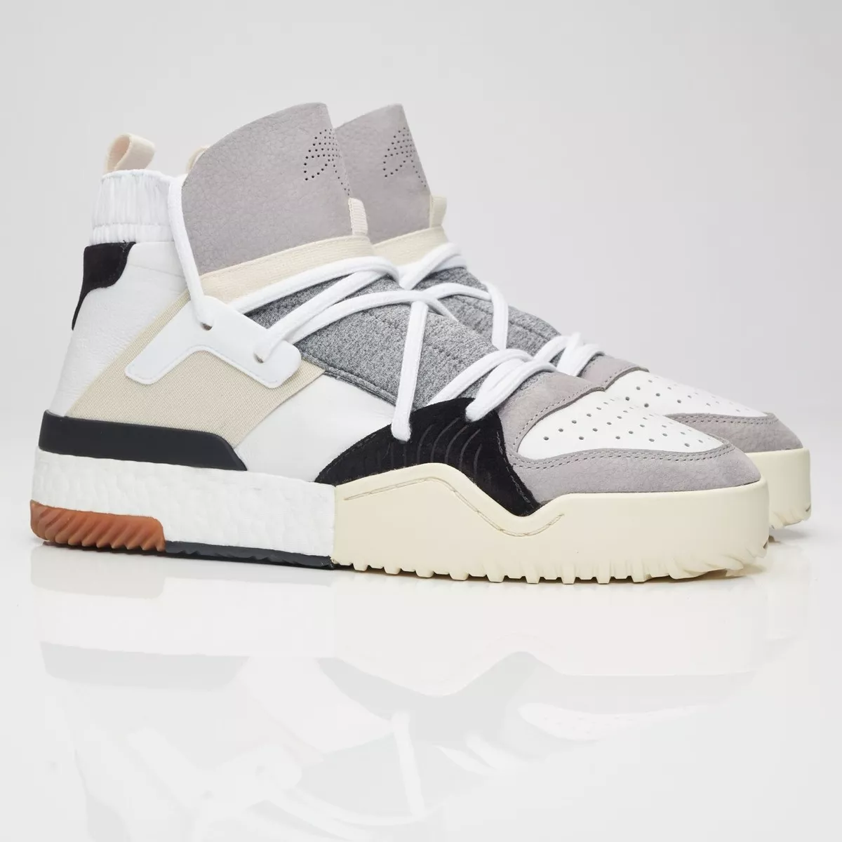 adidas X Alexander Wang BBALL Boost Leather White CM7824 SIZES 4 5 5.5 6  6.5 7