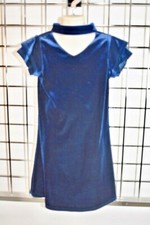 LITTLE ANGELS Blue Velvet girls Fancy dress Size 6X On Sale df