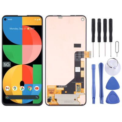 Für Google Pixel 5a 5G Display Full AMOLED LCD ohne Rahmen Einheit Touch Schwarz