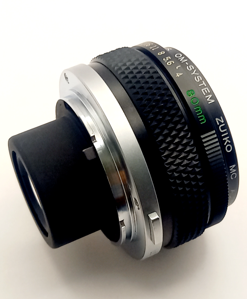 Very Good+] Olympus OM-System Zuiko MC Auto Macro 80mm F4 MF Lens