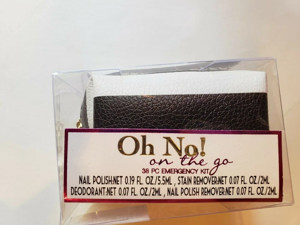 Oh No! On The Go Women's 38Pc Emergency Kit Cosmetics, Floss, Polish, Sewing Kit - Image 2 of 4