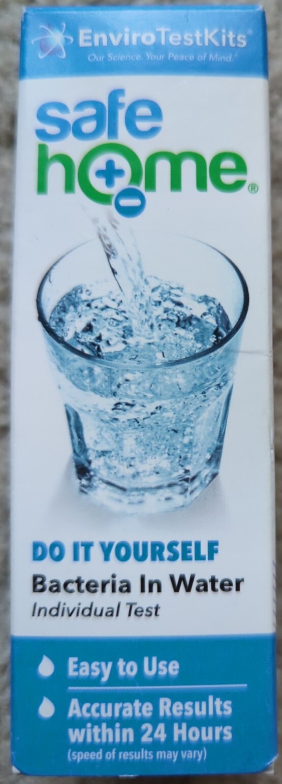 EnviroTestKits Safe Home Bacteria in Water Test Kit 850000063266 eBay