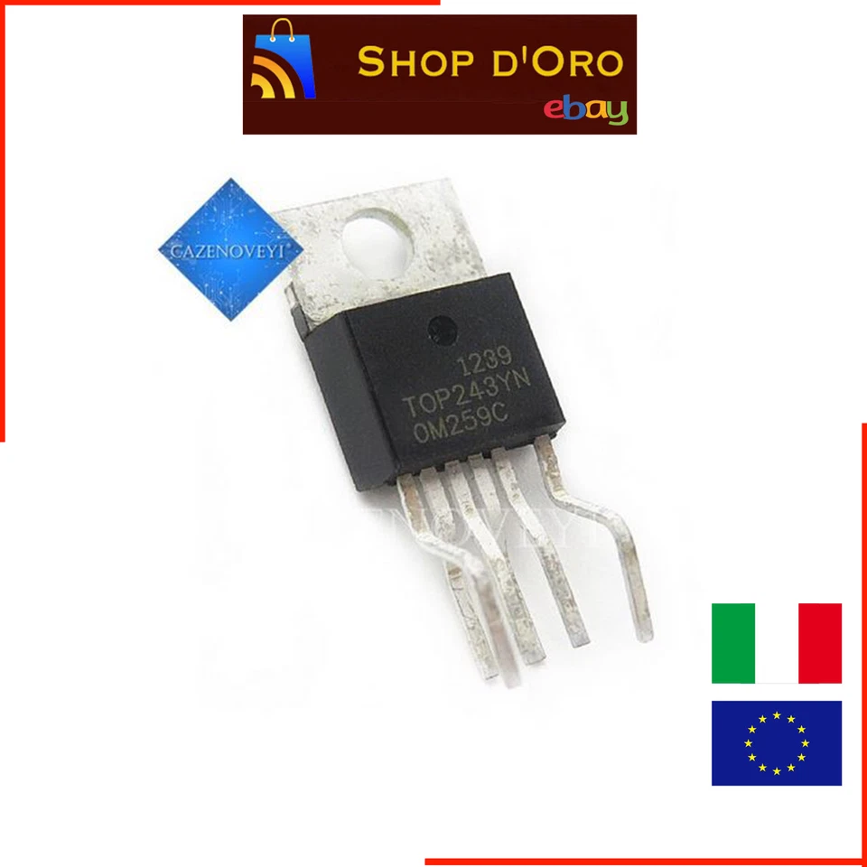 2 Pezzi TOP243YN - TOP 243YN Circuito Integrato TO-220 Nuovo