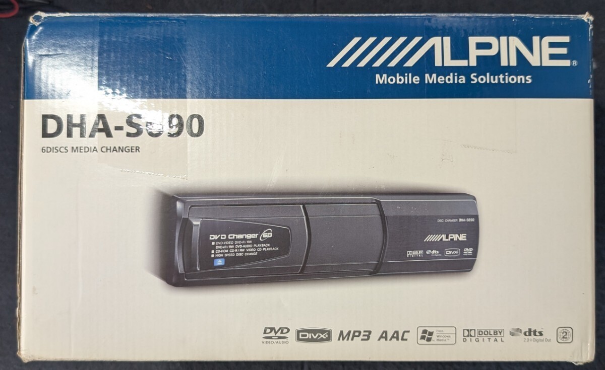 Alpine DHA-S690 6 Disc DVD CD Changer Ai-NET Compatible with
