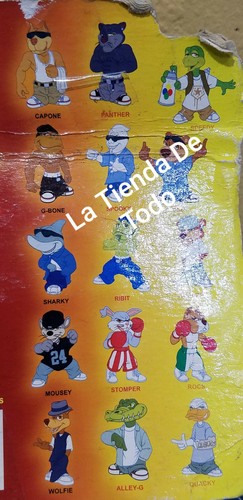 URBAN ANIMAL FIGURES PACK OF 5 FOR NEIGHBORHOOD HOOD RASCALS COLLECTORS READ - Picture 2 of 5