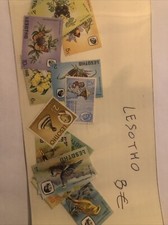 lot de timbre poste neuf du lesotho