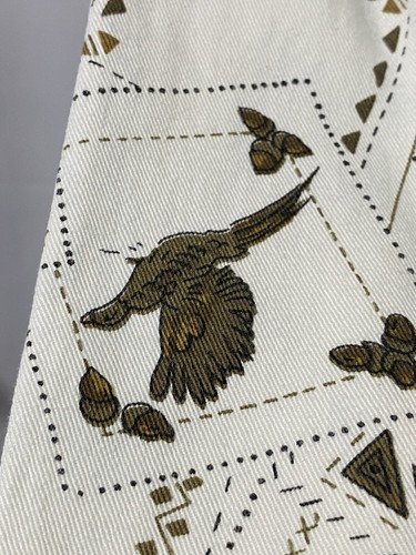 High Sierra Mens Button Up Down LS Pheasant / Fish Shirt White Large Medium - Picture 4 of 11