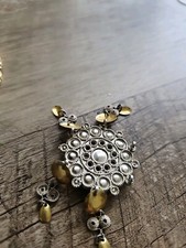 Vintage Norwegian Bunad 830 Silver Brooch, J.R.R marked