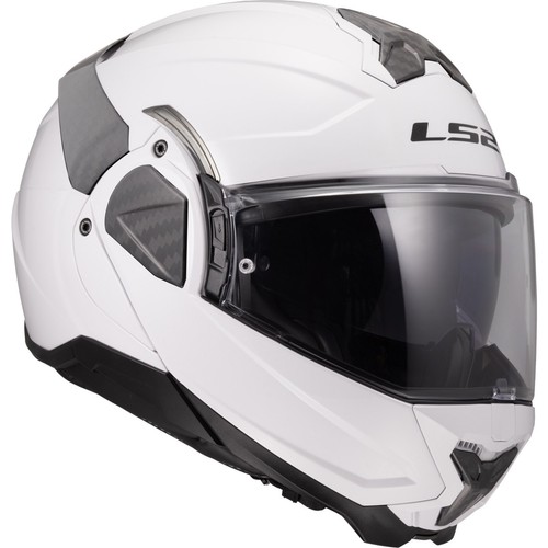 Motorcycle Helmet XS - LS2 FF910 Advant 2 II Solid Flip-Up Helmet - White - Picture 3 of 8