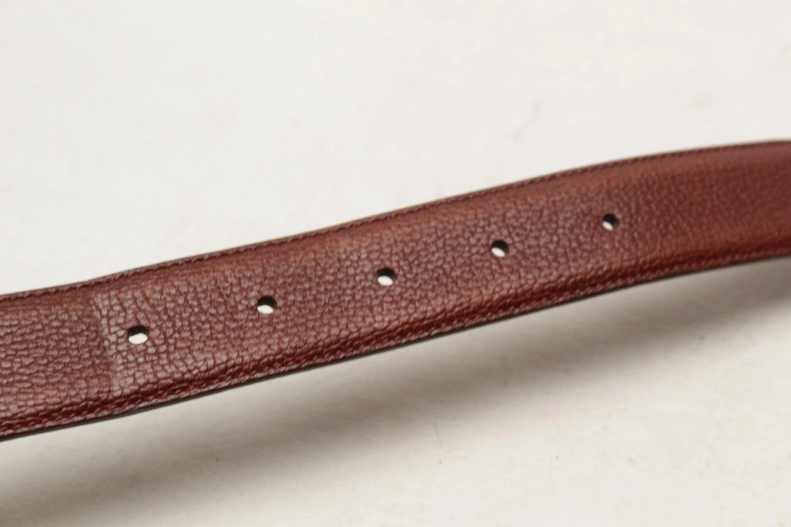 Coach 3758 Cintura elegante uomo 40 pelle di vitello testurizzata marrone fibbia cromata