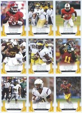 2015 Leaf Draft Football Gold Parallel You Pick the Card, Finish Your Set