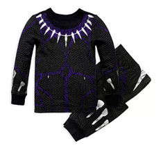 NEW Disney Store Black Panther PJ Pal Costume Pajamas size 6 NWT
