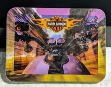 Harley Davidson Playing Cards & Collector Tin 2002 Sealed 2 Decks Poker New Seal