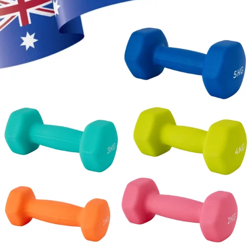 Anko Anti Slip Dumbbells Exercise Home Gym Weightlifting Dumbbell Yoga Fitness