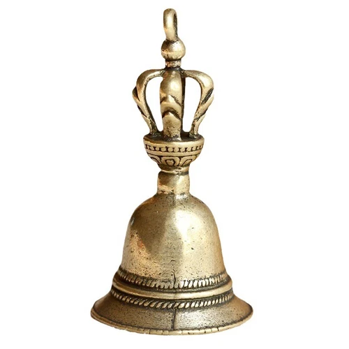 Brass Handle Loud Hand Bell Small Hand Bell for Weddings, School Classroom Game - Picture 1 of 6