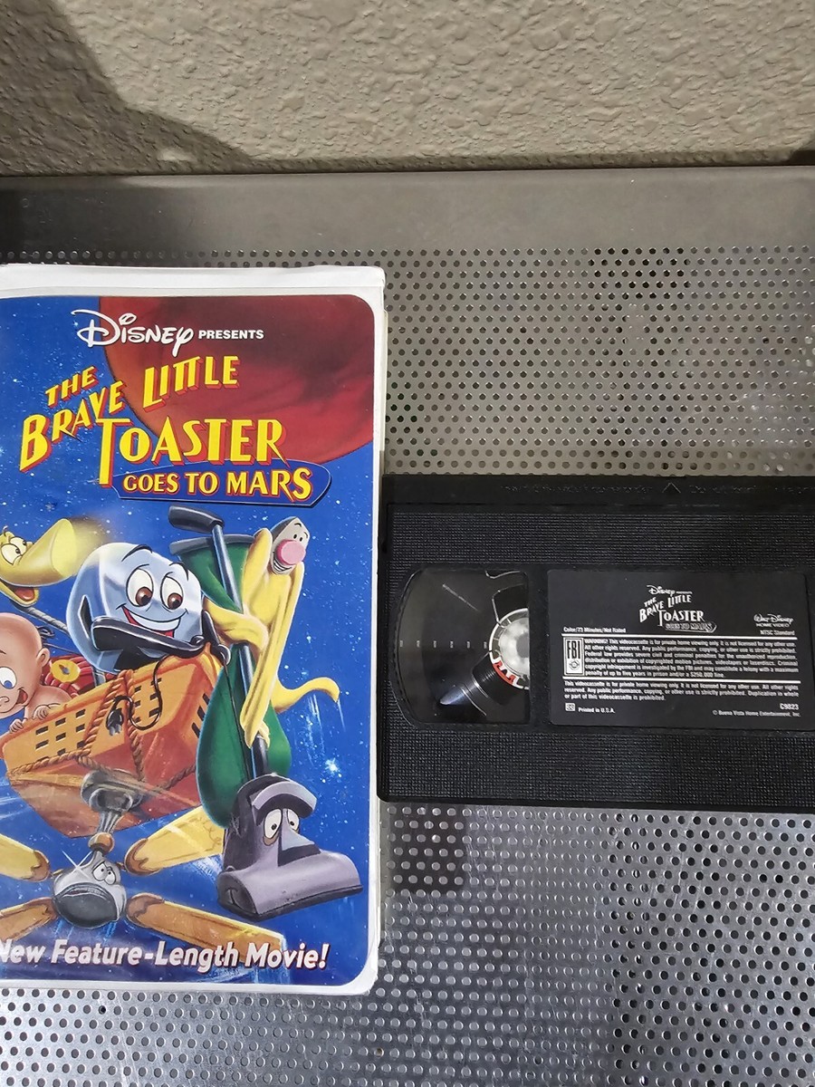 The Brave Little Toaster Goes to Mars (VHS, 1998, Clam Shell)