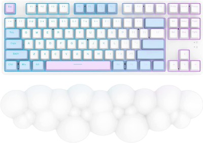 Cloud-Soft ergonomische Handgelenkstütze für 100 Tasten87 Tasten 68 Tasten Tastatur PU Material UK