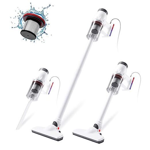 Powerful 5-in-1 Corded Stick Vacuum Cleaner Lightweight Handheld Broom