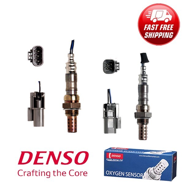DENSO Oxygen Sensor Up  Downstream 2PCS Set for 1997-1998 Nissan 200SX 1.6L