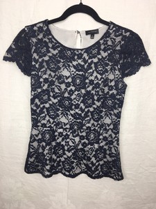 navy blue peplum top