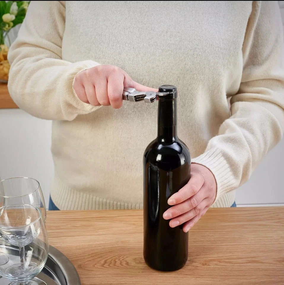 Sacacorchos IKEA SEGELFISK acero inoxidable 605.315.48 Foto 3 de 4