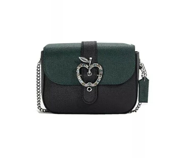 NWT Coach Gemma Crossbody In Colorblock W/Apple Buckle Green