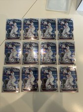 12 Card Lot 2023 1st Bowman Chrome Prospects BCP-142 Yunior Garcia Dodgers