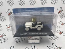 Die Cast 1/43 " Jeep CJ2A Fundacion Eva Peron (1948) " Vehiculos Servicios