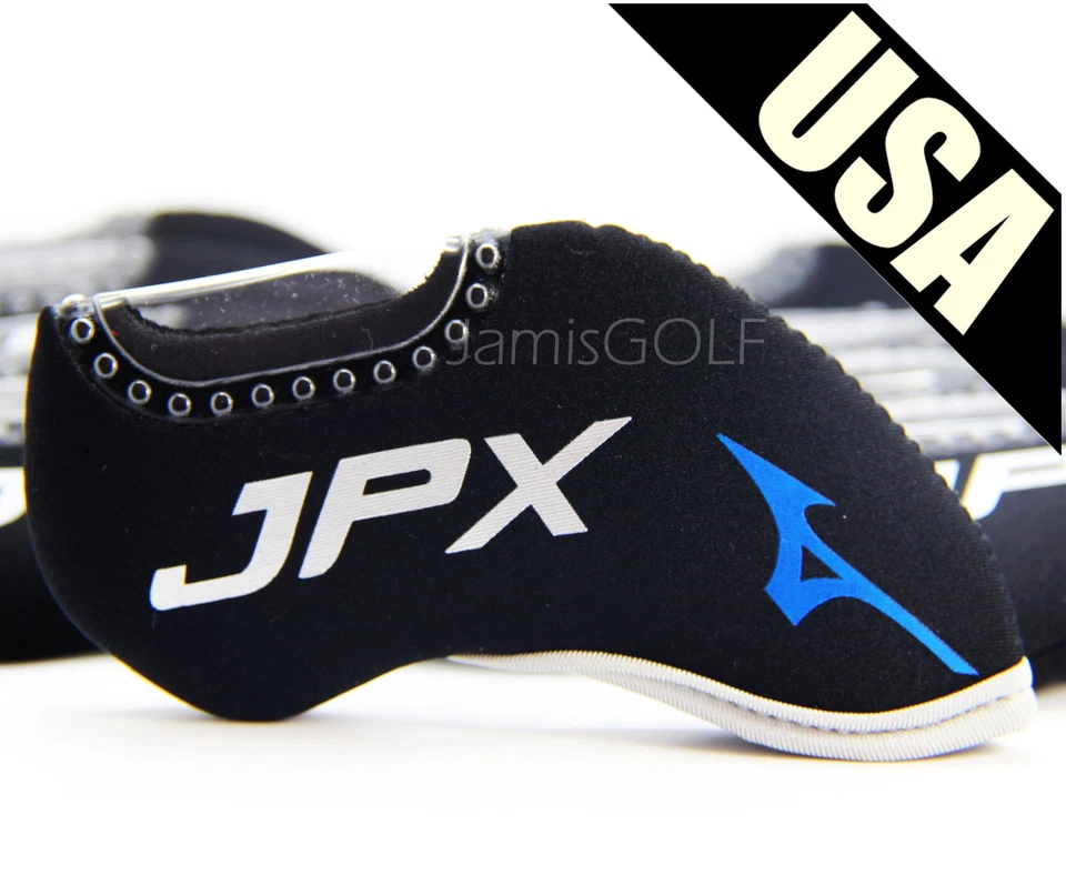 Набор из 10 неопреновых чехлов на головки клюшек для гольфа для айронов Mizuno/Mizuno JPX - Изображение 2 из 4