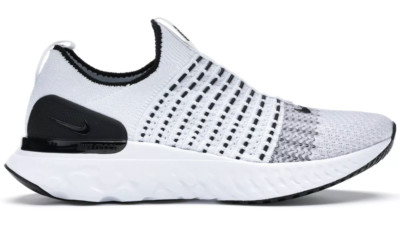 Men's Nike React Phantom Run Flyknit 2 ''White'' Shoes -# CJ0277 100- Size 11 -NEW