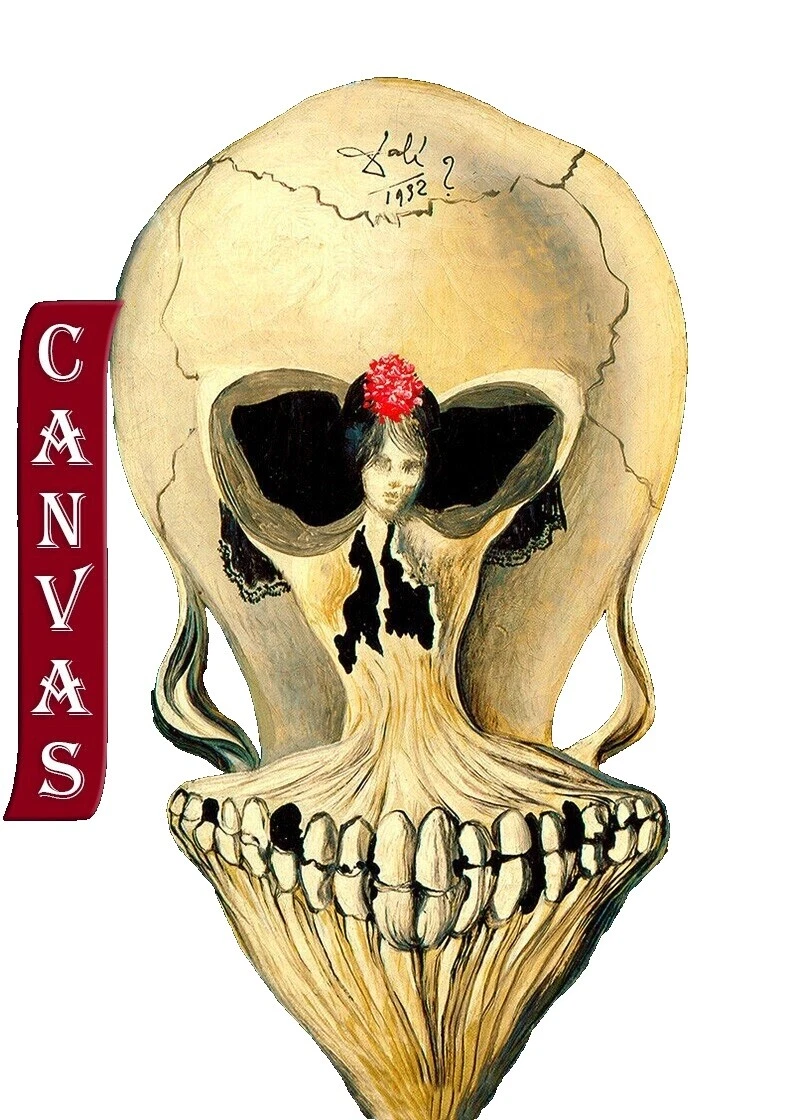 Salvador Dali Calaveras de Lona Impresiones artísticas