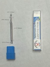 1/8" shank carbide 2 flute spiral down cut CNC router bit in 3/32 cut size