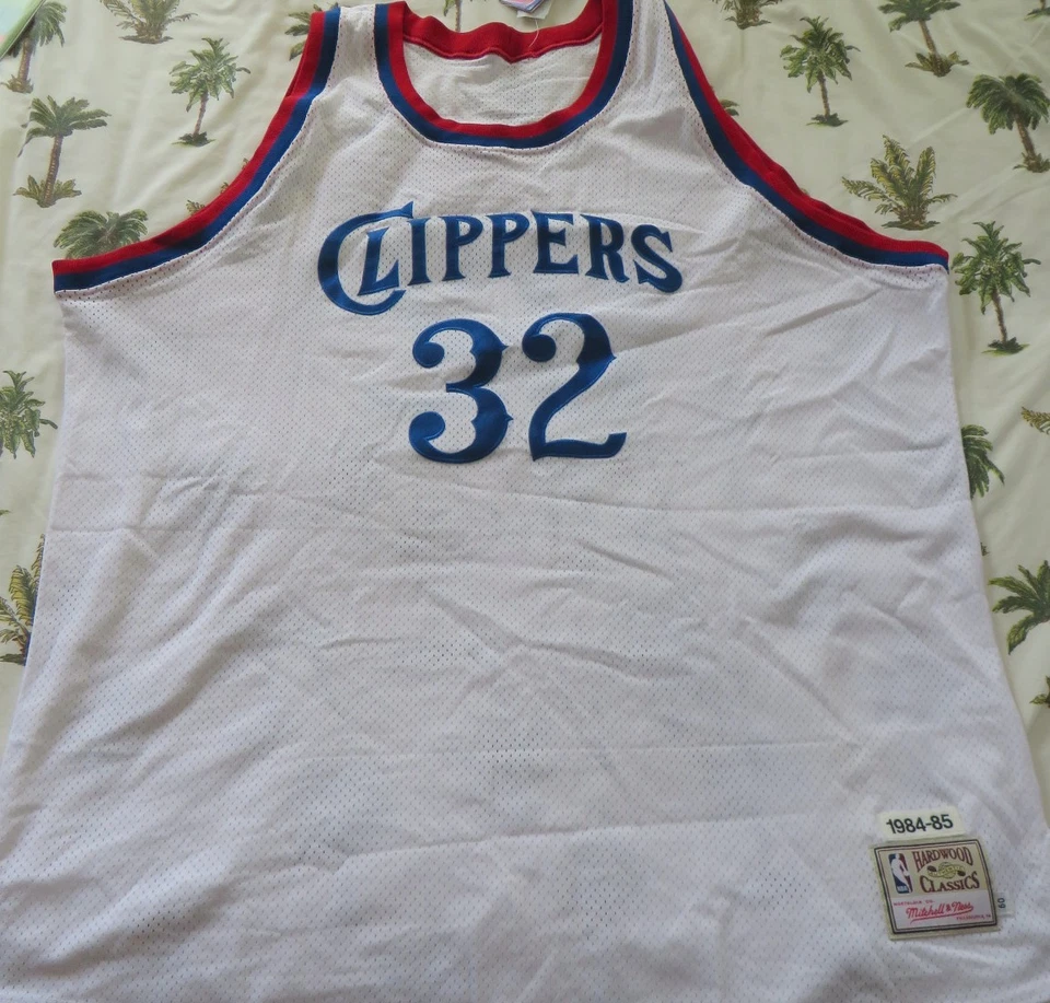Camiseta Mitchell & Ness auténtica firmada por Bill Walton autógrafo 1984 de los Clippers JSA Foto 3 de 3